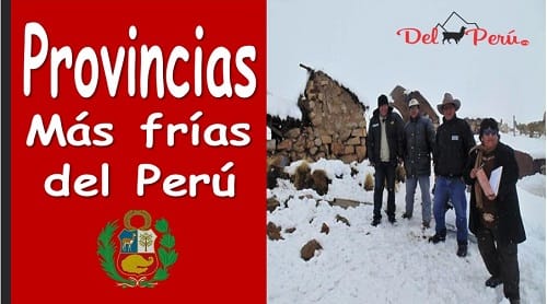 provincias frias del peru